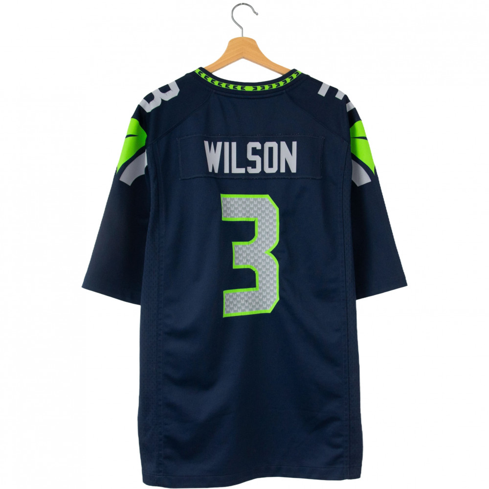 NFL Seattle Seahawks 3 Wilson Jersey (Navy)